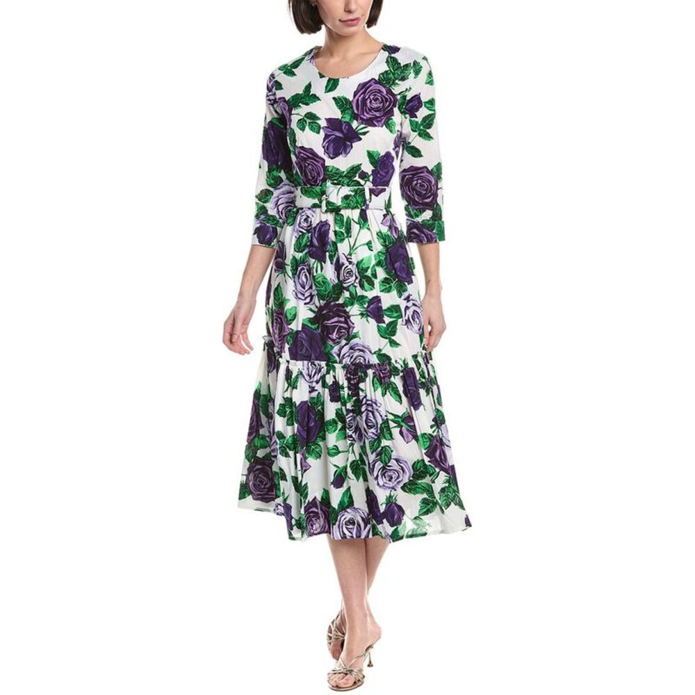 Samantha Sung Womens  Melanie Midi Dress